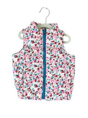 OshKosh B'gosh Baby Girl Floral Vest Size 12M Pink